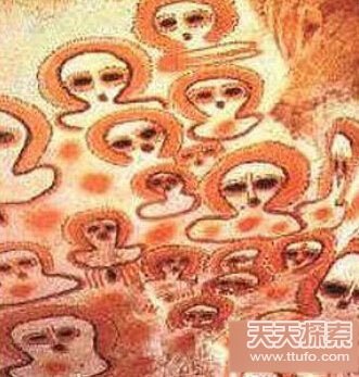 '古图画中疑似外星人和UFO的内容被曝光'