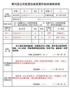 公租房租赁补贴的申请条件(公租房租金补贴的申请条件)