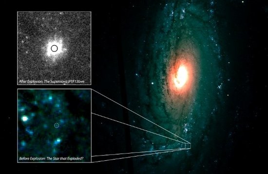 '揭秘超新星爆发炸碎前的模样'