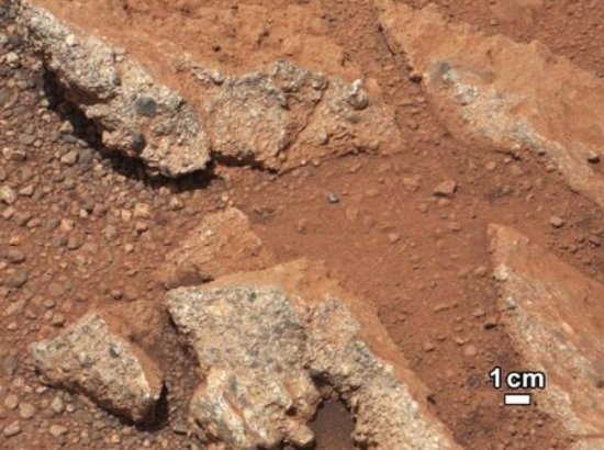 '火星发现古老河床
