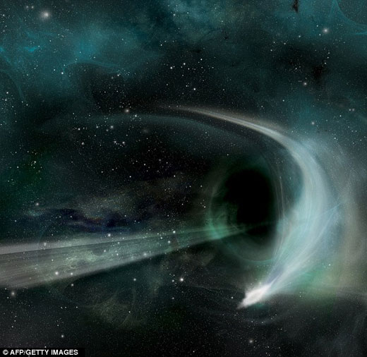 '科学家首次观测到黑洞吞噬撕碎恒星情景'