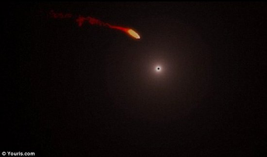 '2013宇宙大冲撞：银河系气体云撞击超大黑洞'